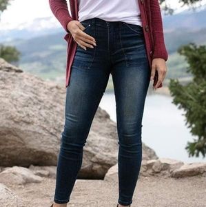 Waist Shaper patch pocket Jeggings Non-Distressed